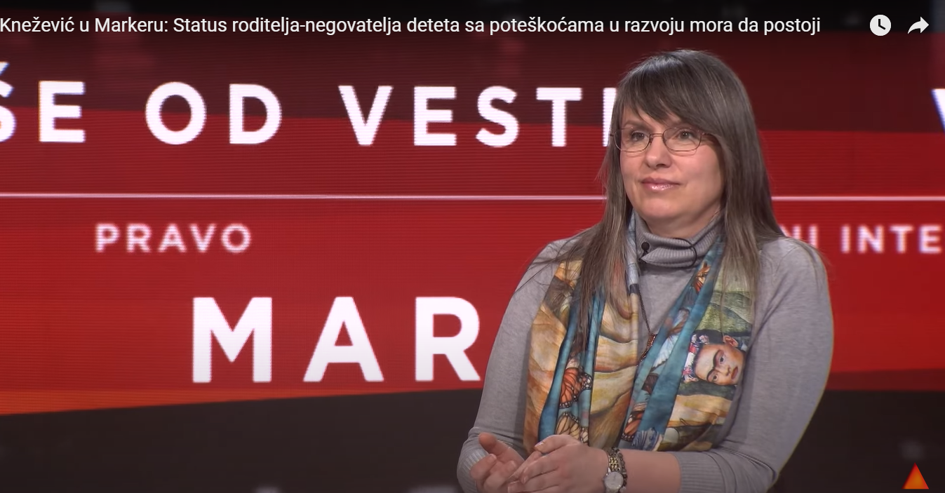 Status roditelja-negovatelja deteta sa poteškoćama u razvoju mora da postoji